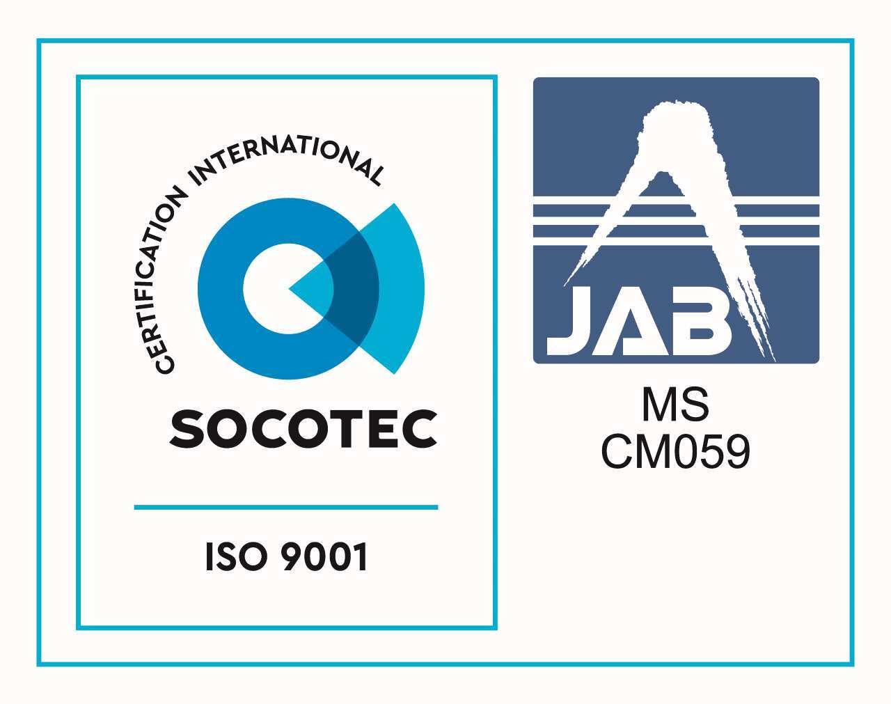 ISO9001認証取得